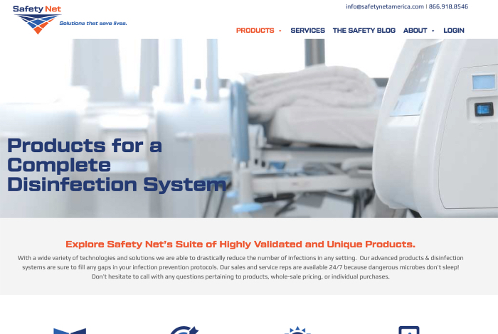 Healthcare Manufacturer Website